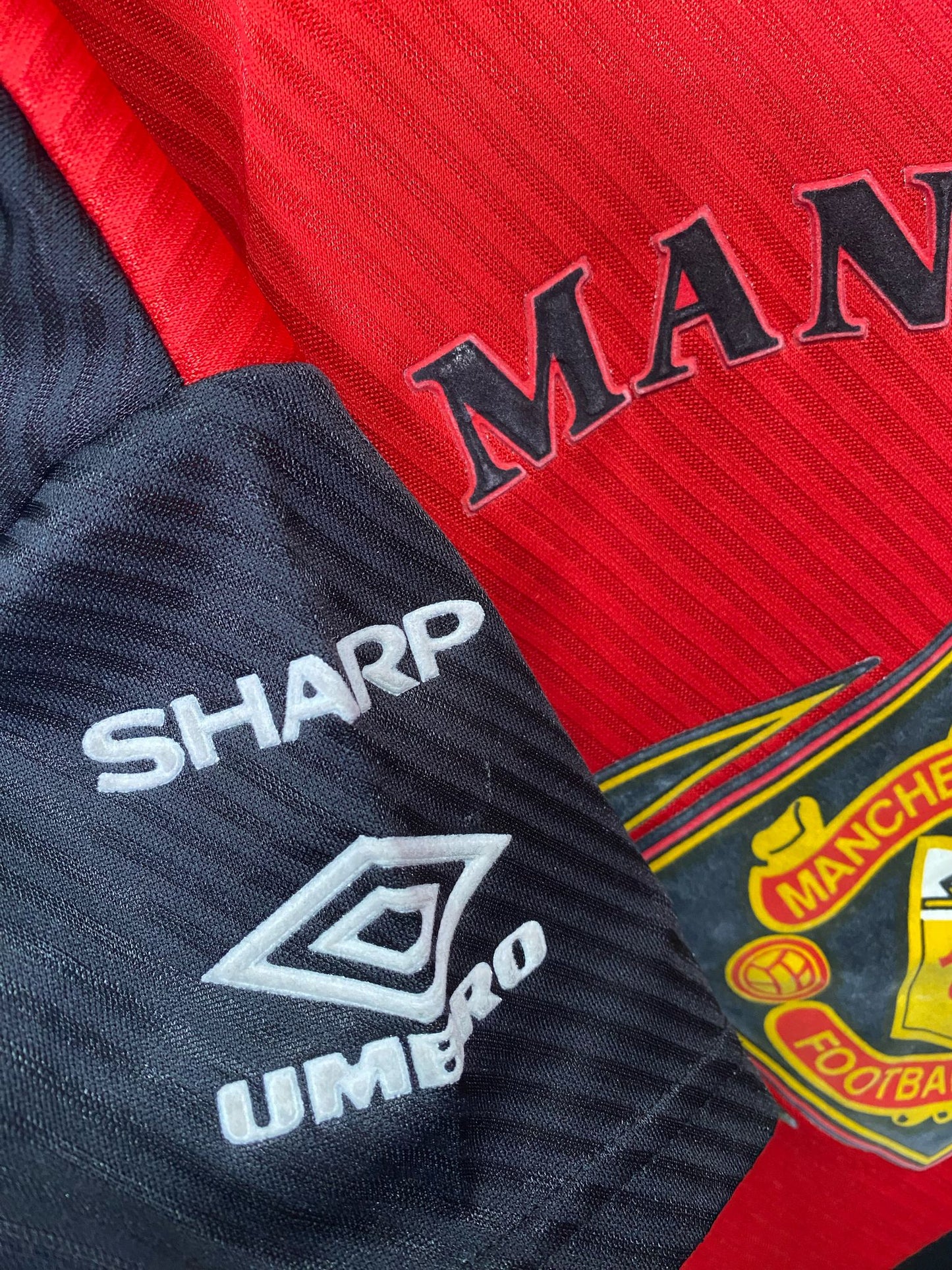 Original Manchester United 1994/96 Umbro Training Shirt - Size XL