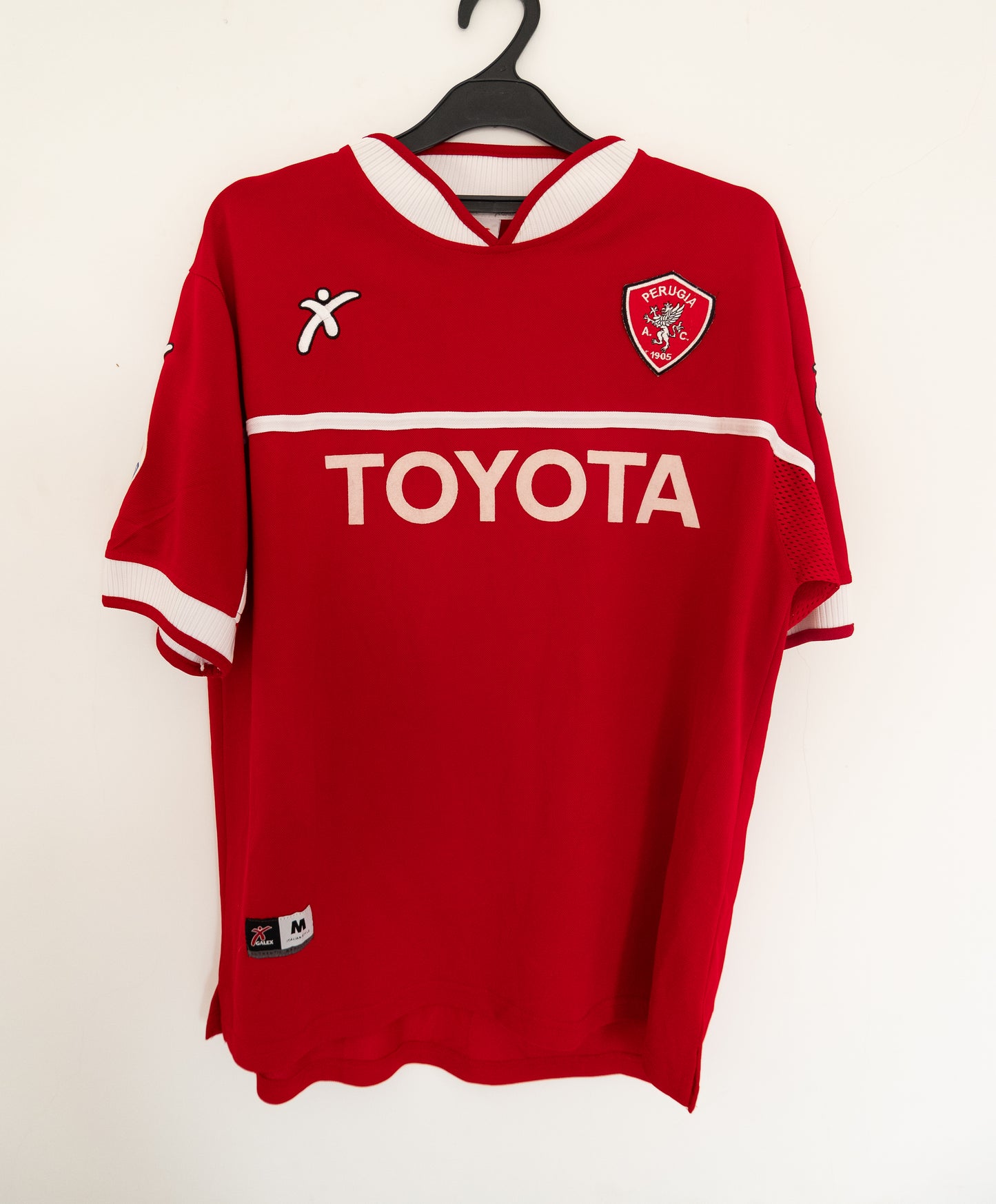 Authentic Perugia 2003/04 Home Jersey - Fabrizio Ravanelli #15 size M