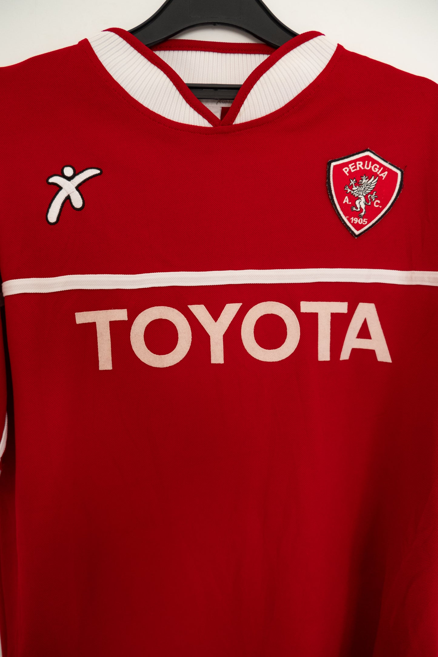Authentic Perugia 2003/04 Home Jersey - Fabrizio Ravanelli #15 size M