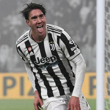 Original Juventus 2021/22 Home - Vlahovic #7 Size M (Player Issue)