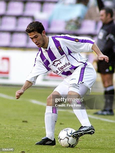 Authentic Real Valladolid 2001/02 Home - Luis Garcia #17 Size M