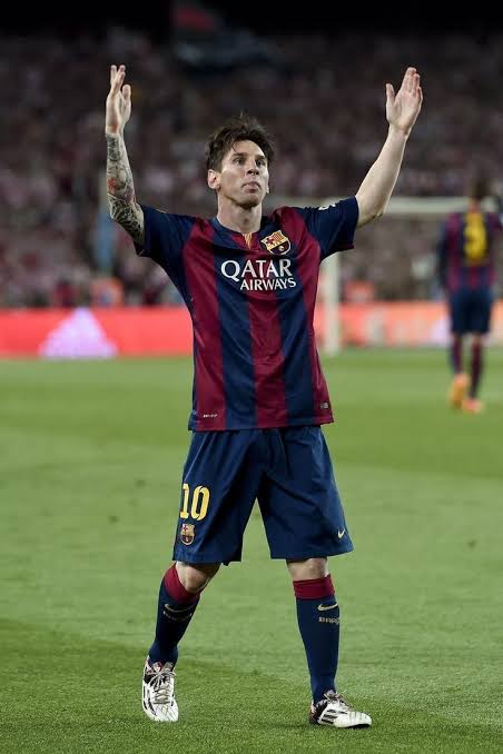 Authentic Barcelona 2014/15 Home - Messi #10 Size M