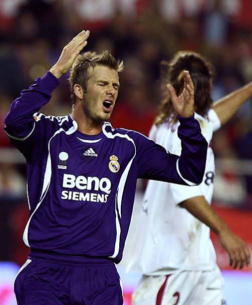 Authentic Real Madrid 2006/07 Third - Beckham #23 Size L