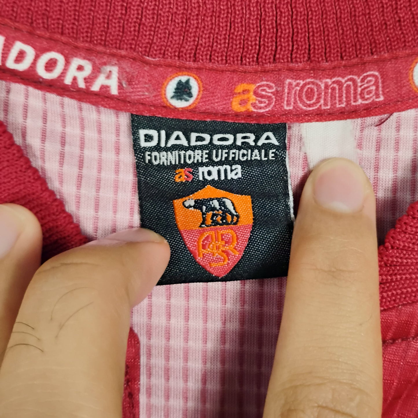 Original AS Roma 1997/98 Home - Totti #10 Size XL