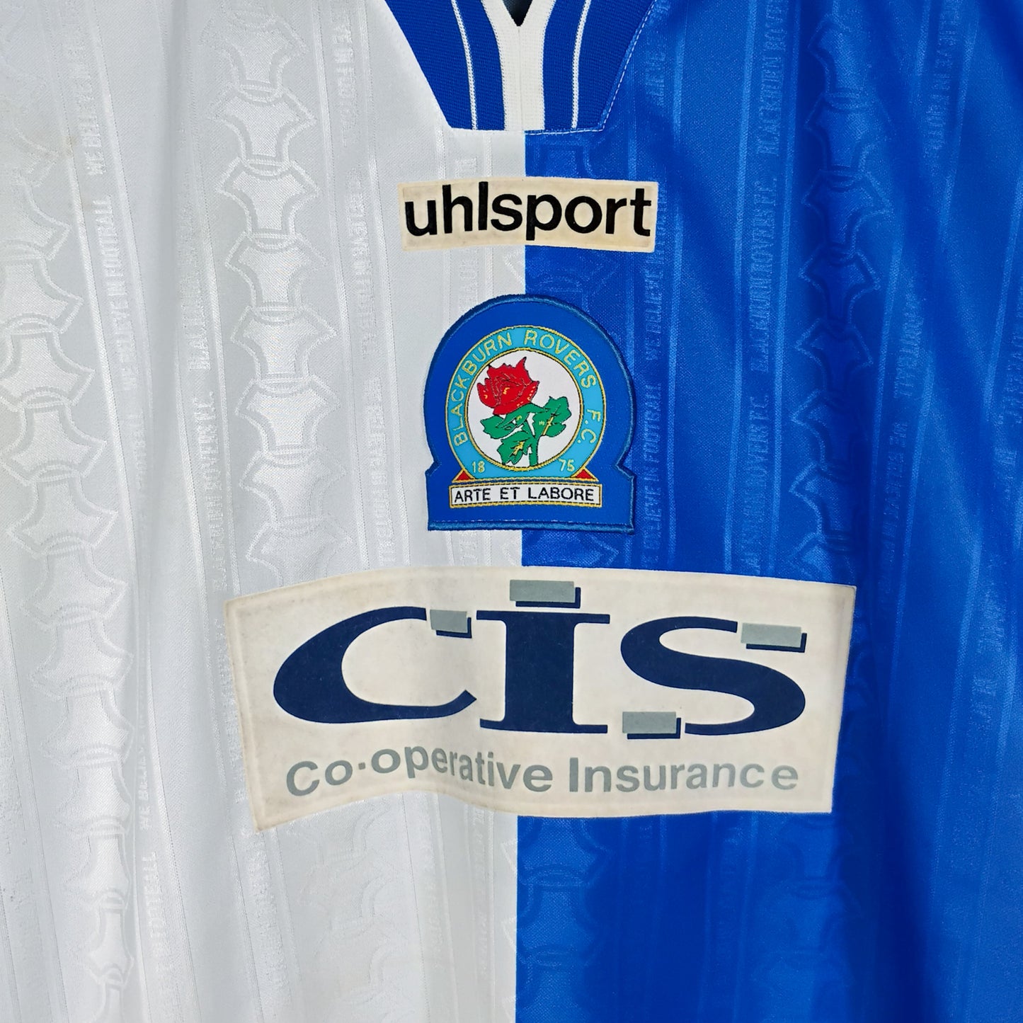 Original Blackburn Rovers 1998/99 Home - Duff #12 Size M
