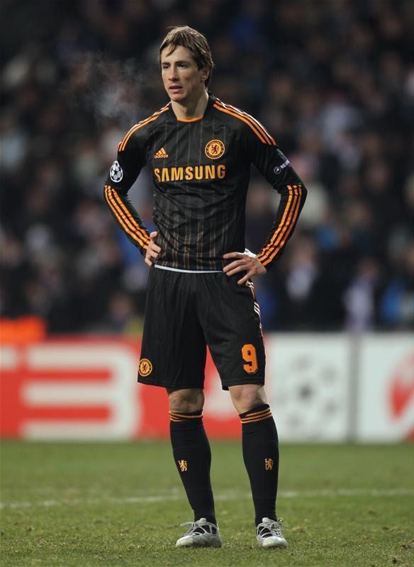 Original Chelsea 2010/11 Away - Torres #9 Size XL (Long sleeve) (Player issue)