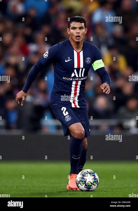 Original Paris Saint-Germain 2020 Home - T.Silva #3 Size L (Long sleeve)