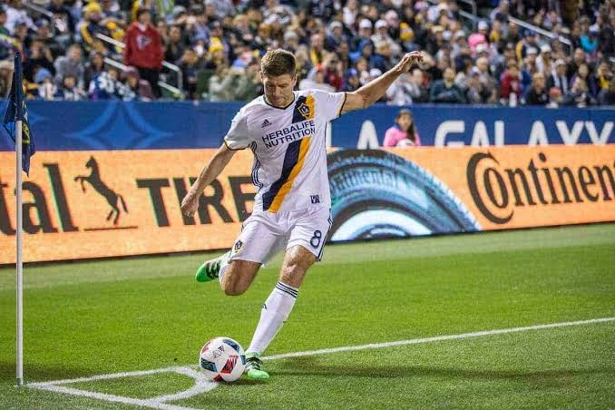 Authentic LA Galaxy 2016/17 Home - Gerrard #8 Size M (Player Issue)