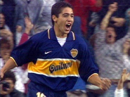 Original Boca Juniors 1996/97 Home - Riquelme #10 Size M fit L