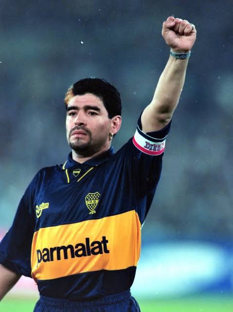 Original Boca Juniors 1993/95 Home - Maradona #10 Size M