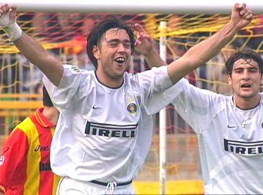 Authentic Inter Milan 2000/01 Away - Recoba #20 Size M