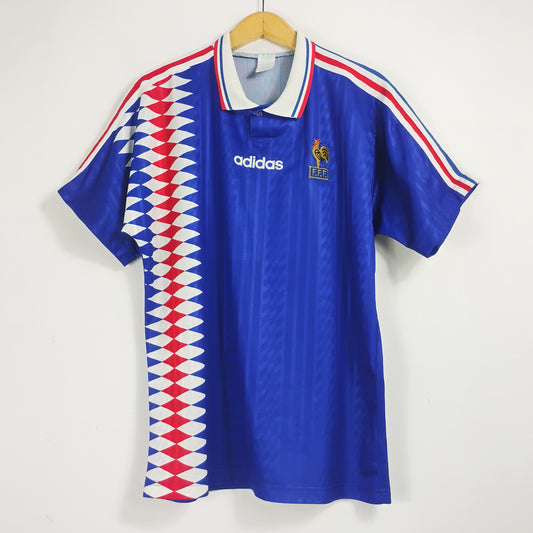 Original France 1994/96 Home - Zidane #14 Size L fit XL