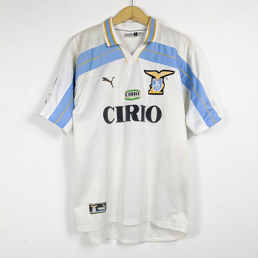 Original Lazio 1999/00 Away Centenary - Pavel Nedved #18 Size L