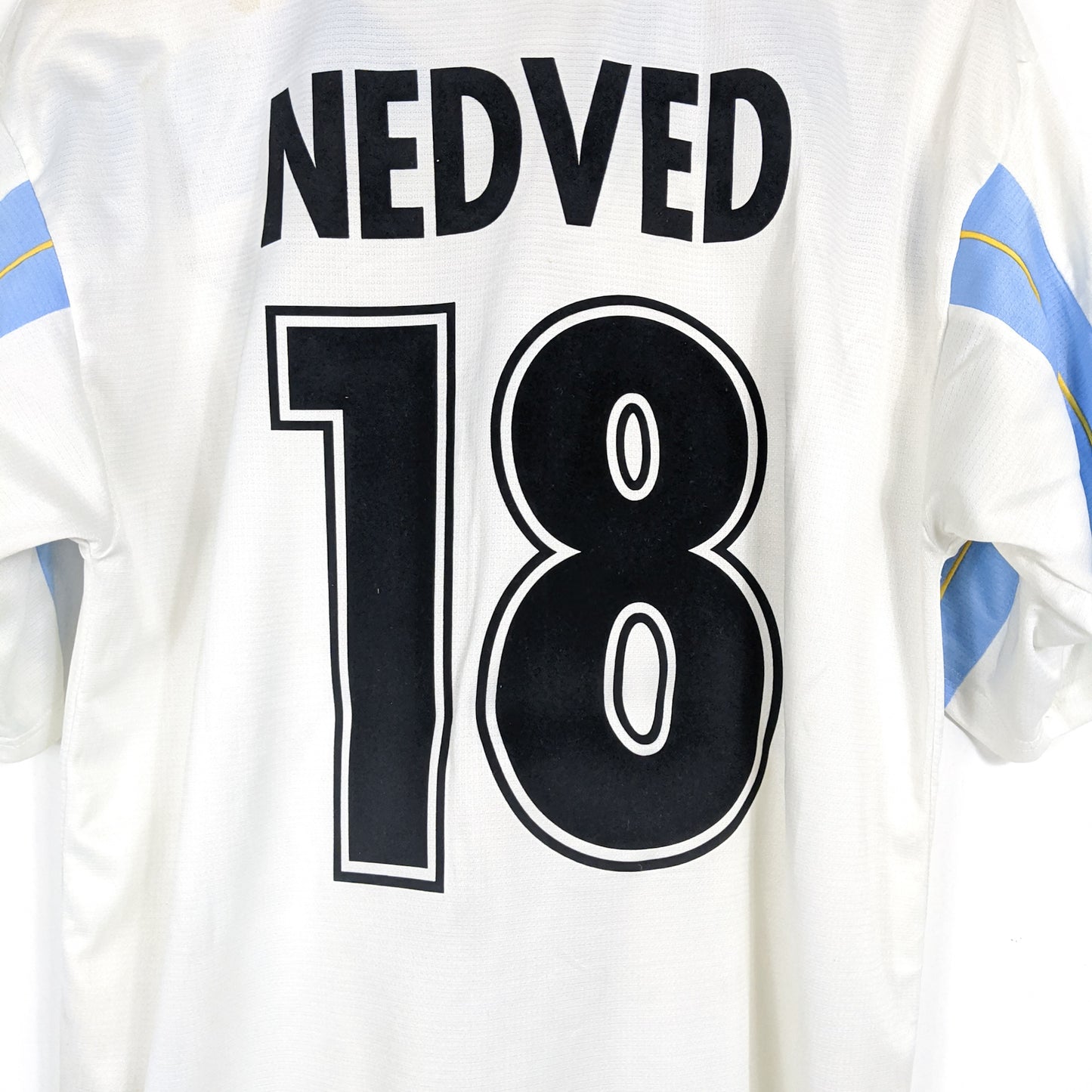 Original Lazio 1999/00 Away Centenary - Pavel Nedved #18 Size L