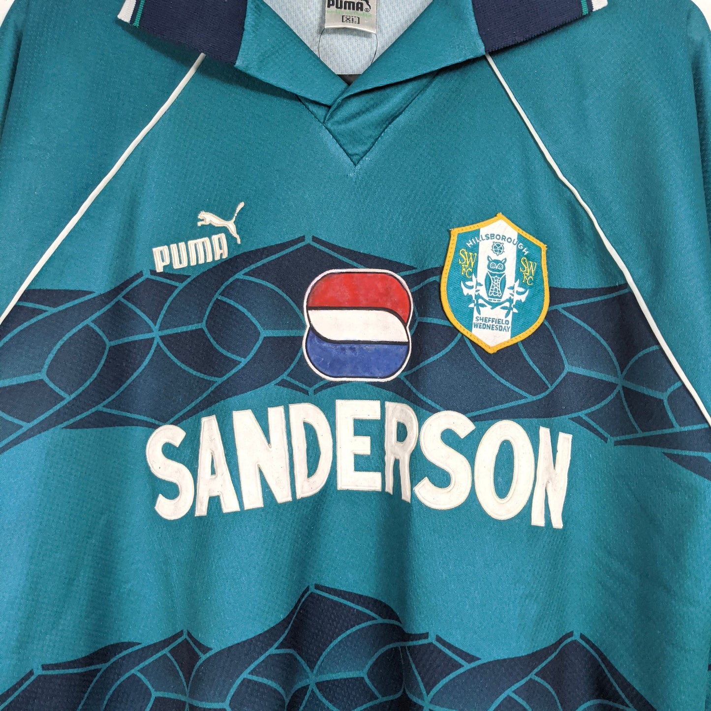 Original Sheffield Wednesday 1995/96 Away - Petrescu #5 Size XL