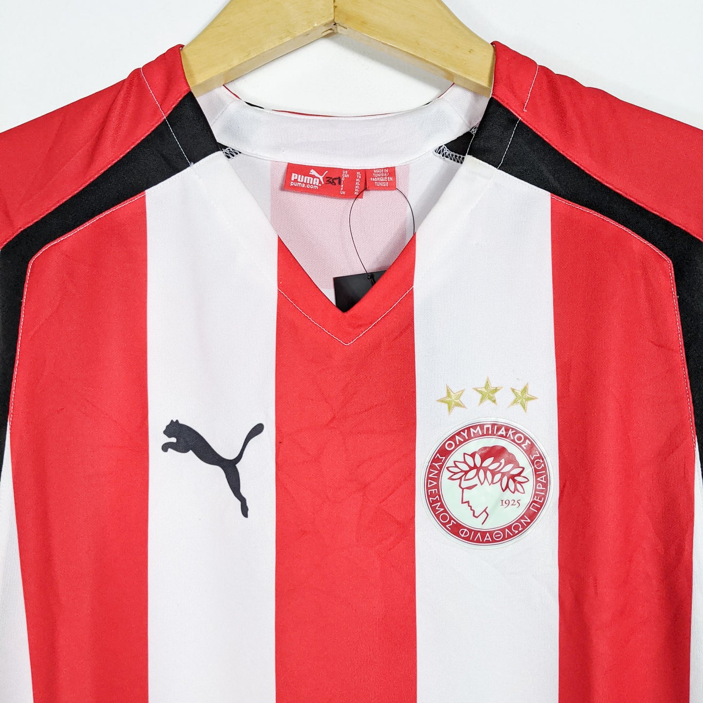 Authentic Olympiacos 2005/06 Home - Rivaldo #10 Size XL