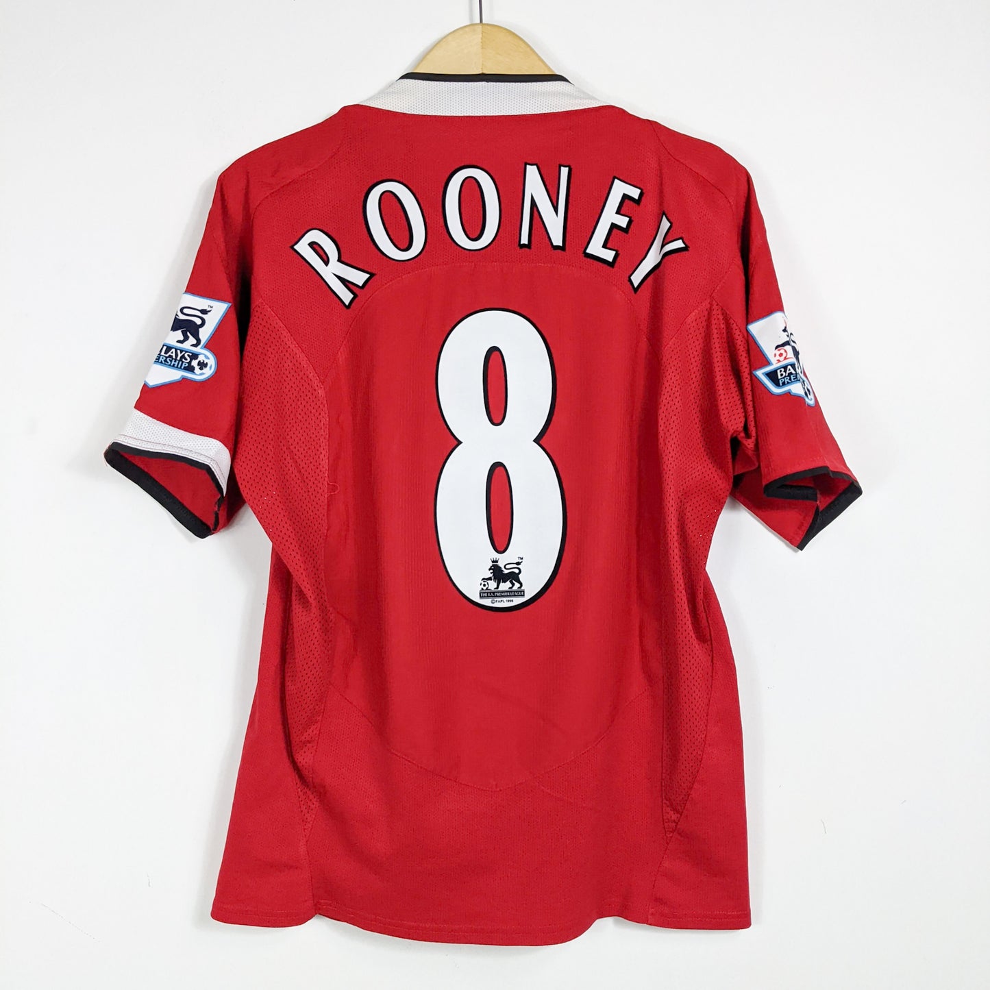 Authentic Manchester United 2004/05 Home - Wayne Rooney #8 Size S