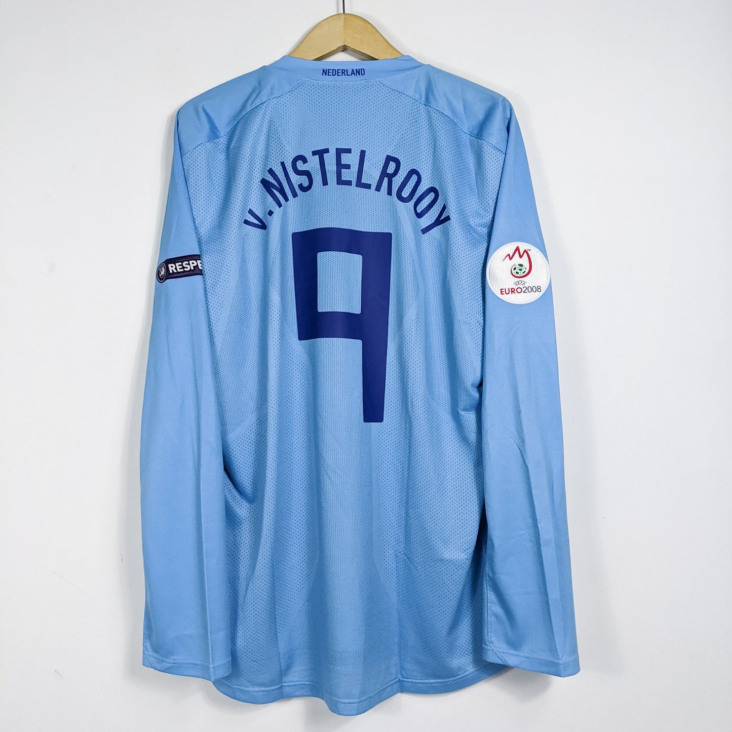 Authentic Netherlands 2008 Away - Van Nistelrooy #9 Size XL (Bnwt) (Player Issue) (Longsleeve)