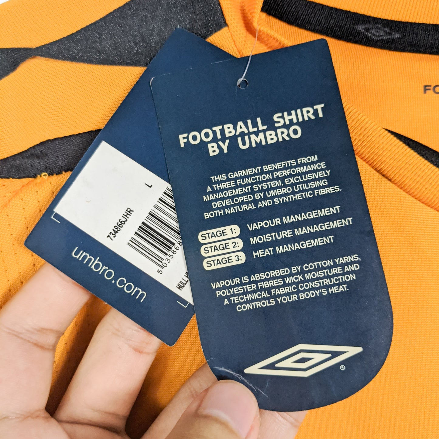 Original Hull City 2007/08 Away - Okocha #44 Size L (Bnwt) (Long Sleeve)