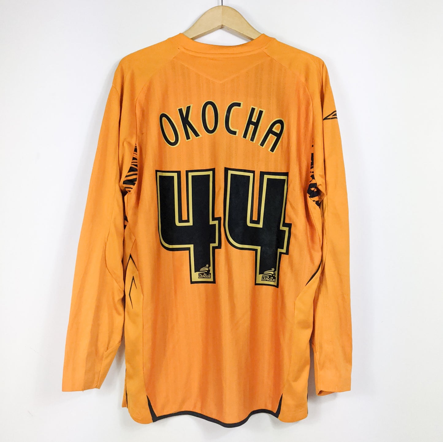 Original Hull City 2007/08 Away - Okocha #44 Size L (Bnwt) (Long Sleeve)