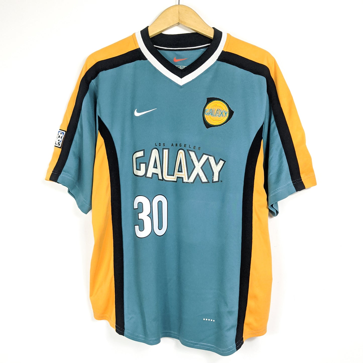 Authentic LA Galaxy 2000/01 Home - Alexi Lalas #30 Size M
