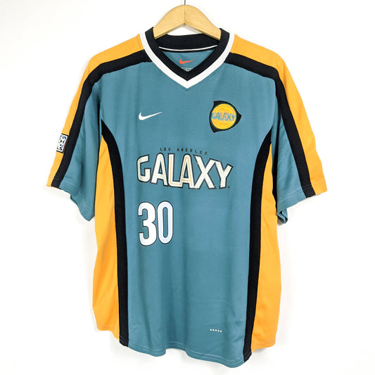 Original LA Galaxy 2000/01 Home - Alexi Lalas #30 Size M