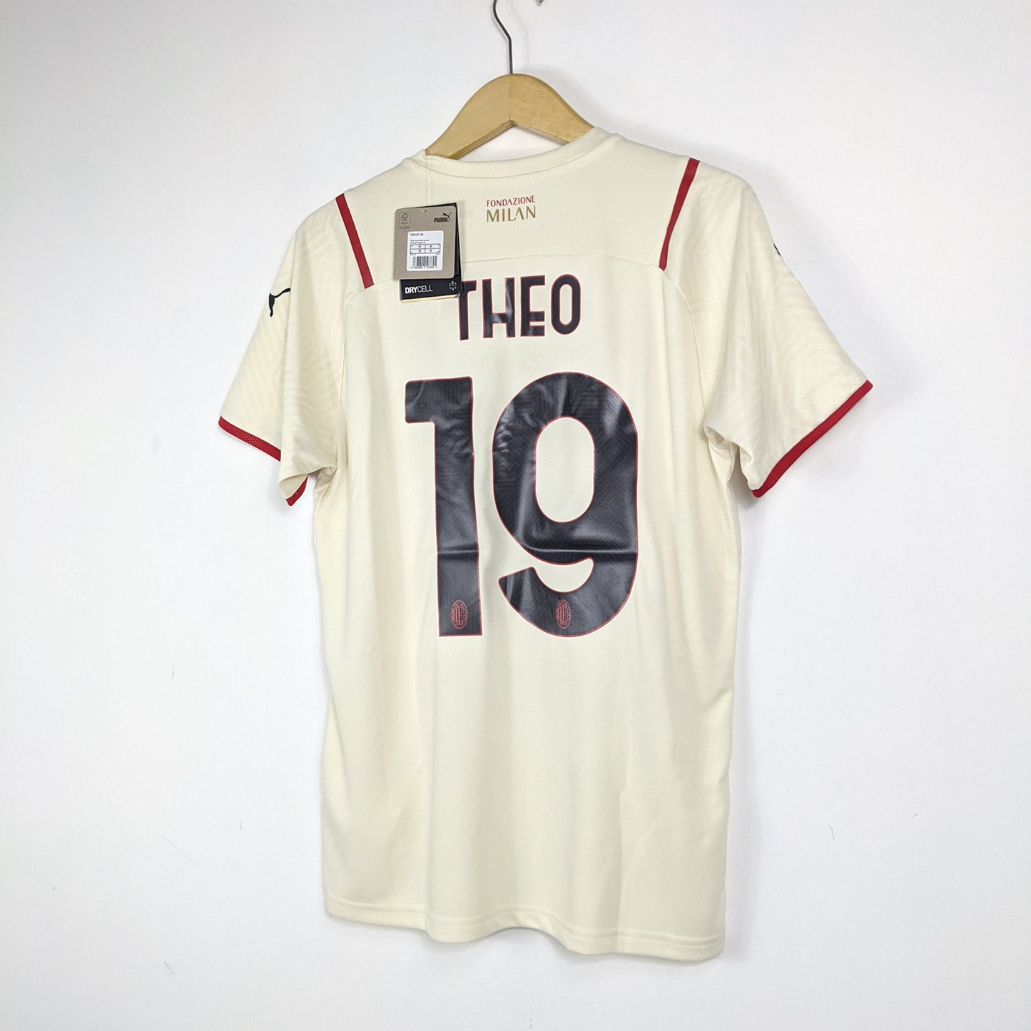 Authentic AC Milan 2021/22 Away - Theo #19 Size M (Bnwt)