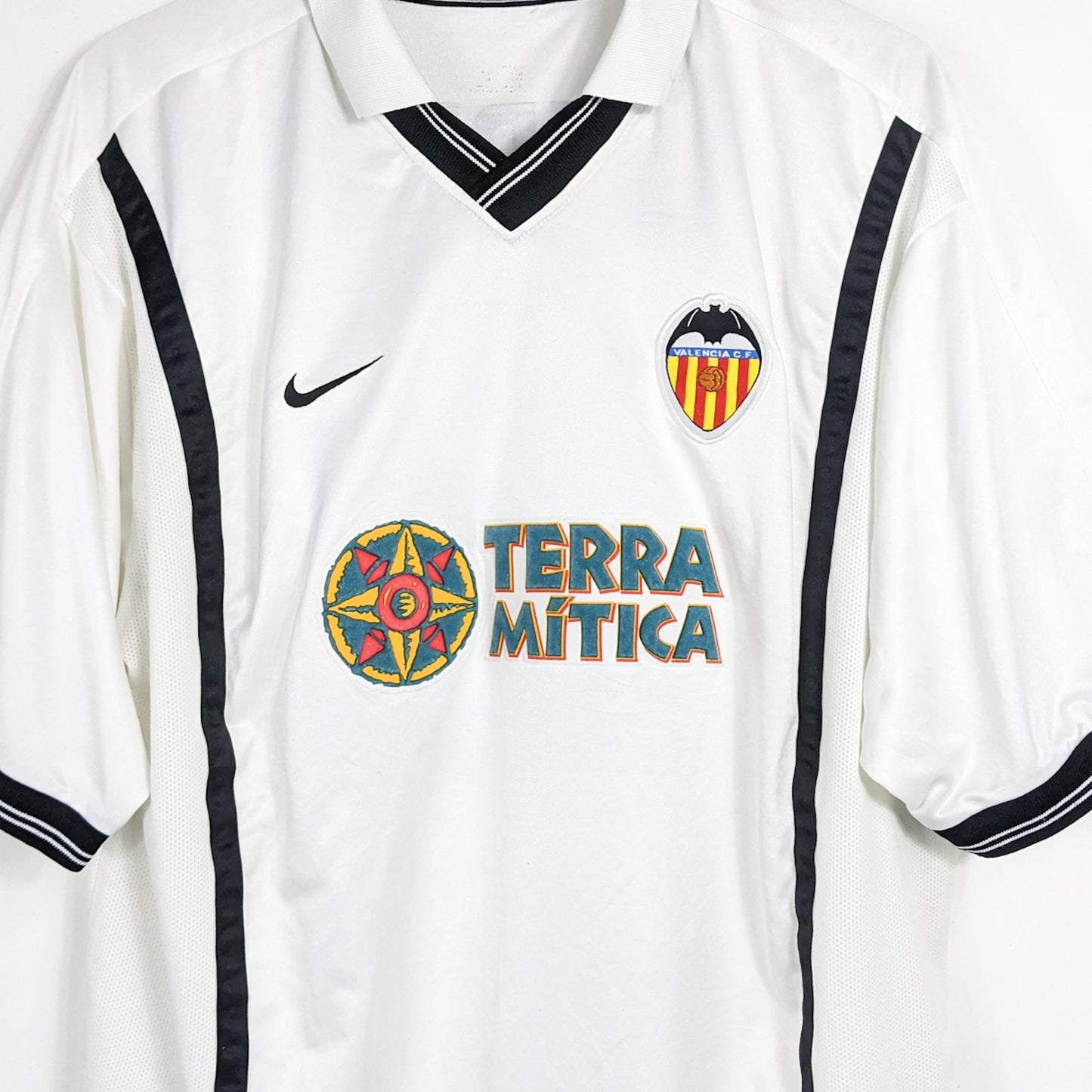 Authentic Valencia 2000/01 Home - Mendieta #6 Size XL