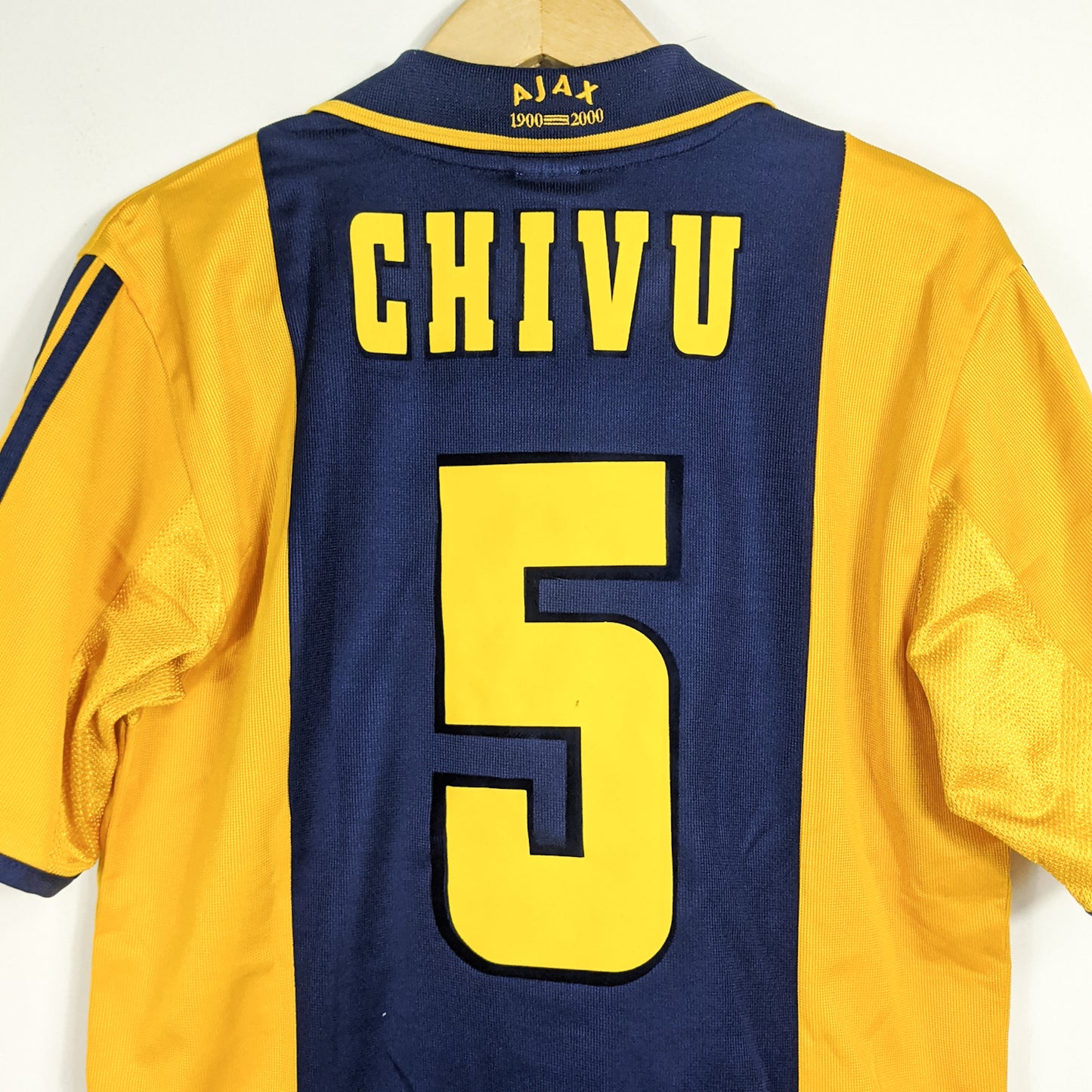 Authentic Ajax 2000/01 Centenary Away - Chivu #5 Size S