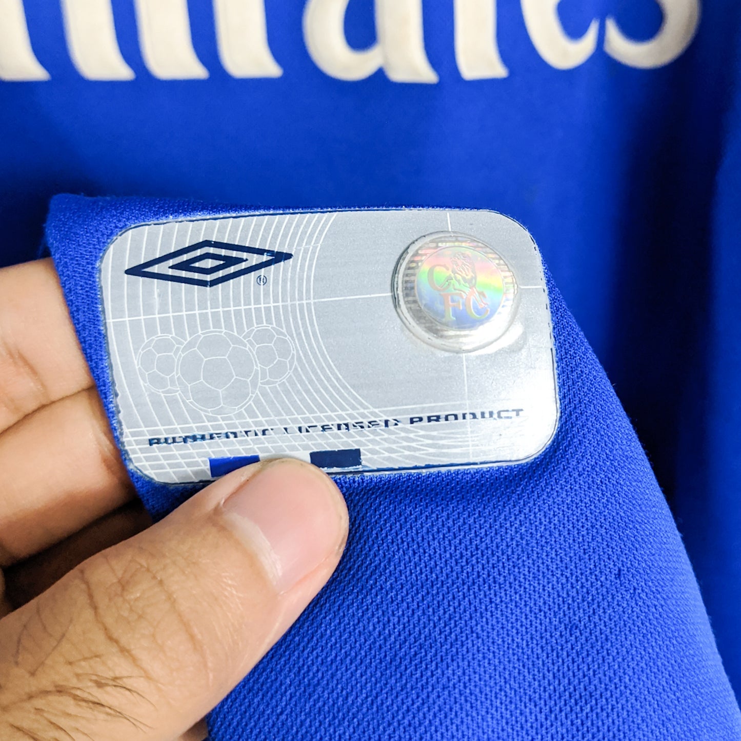 Authentic Chelsea 2001/02 Home - Dalla Bona #24 Size XXL