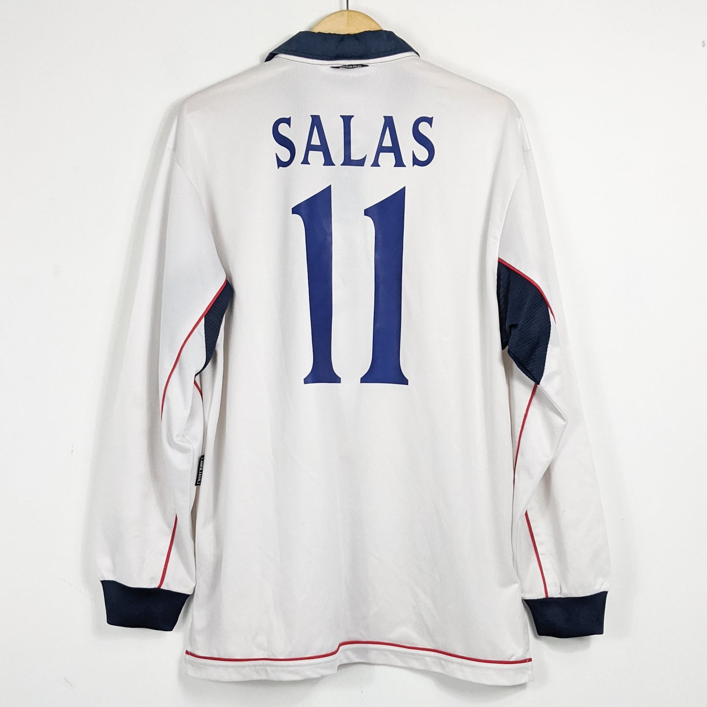 Original Chile 2000/02 Away - Salas #11 Size L (Long Sleeve)