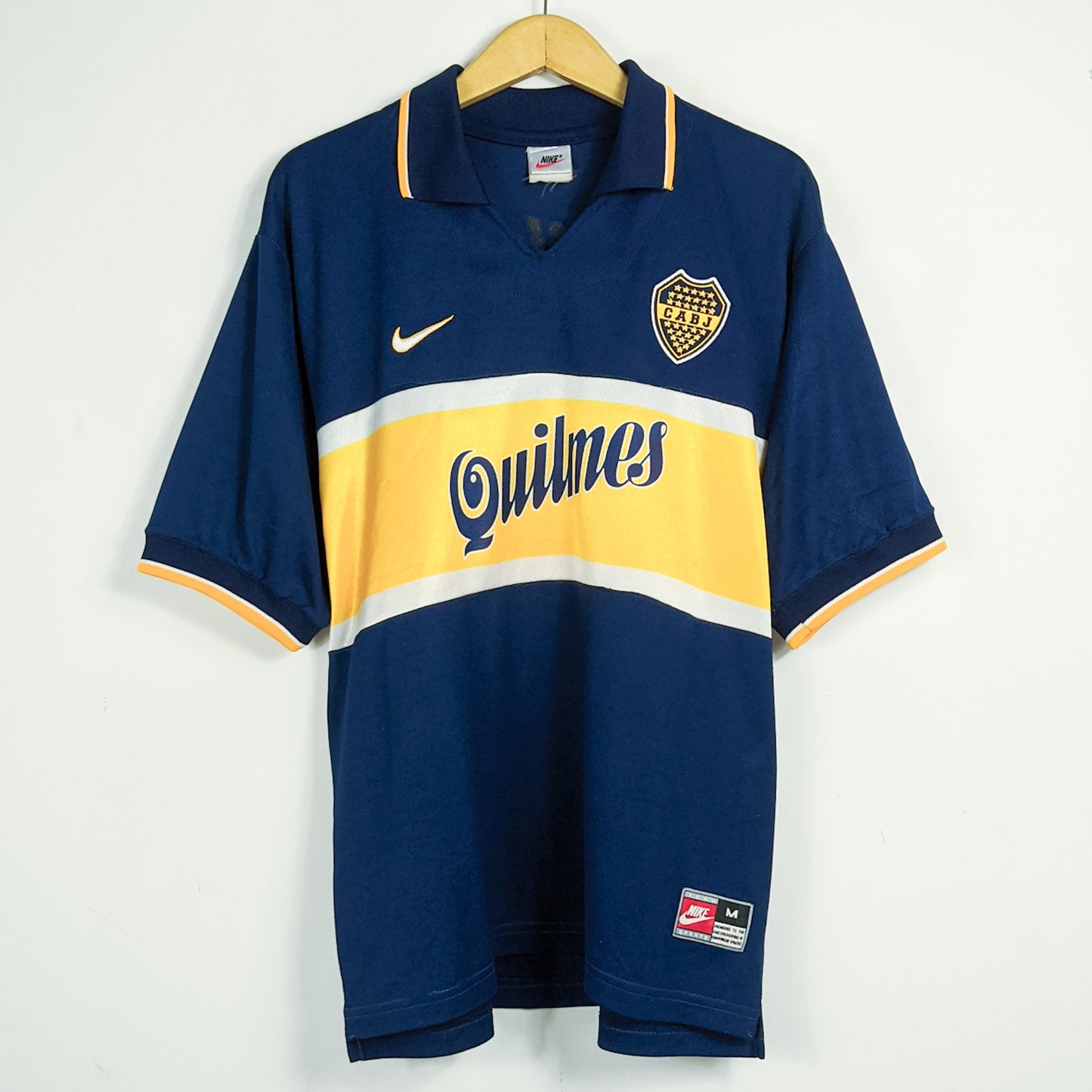 Original Boca Juniors 1996/97 Home - Riquelme #10 Size M fit L