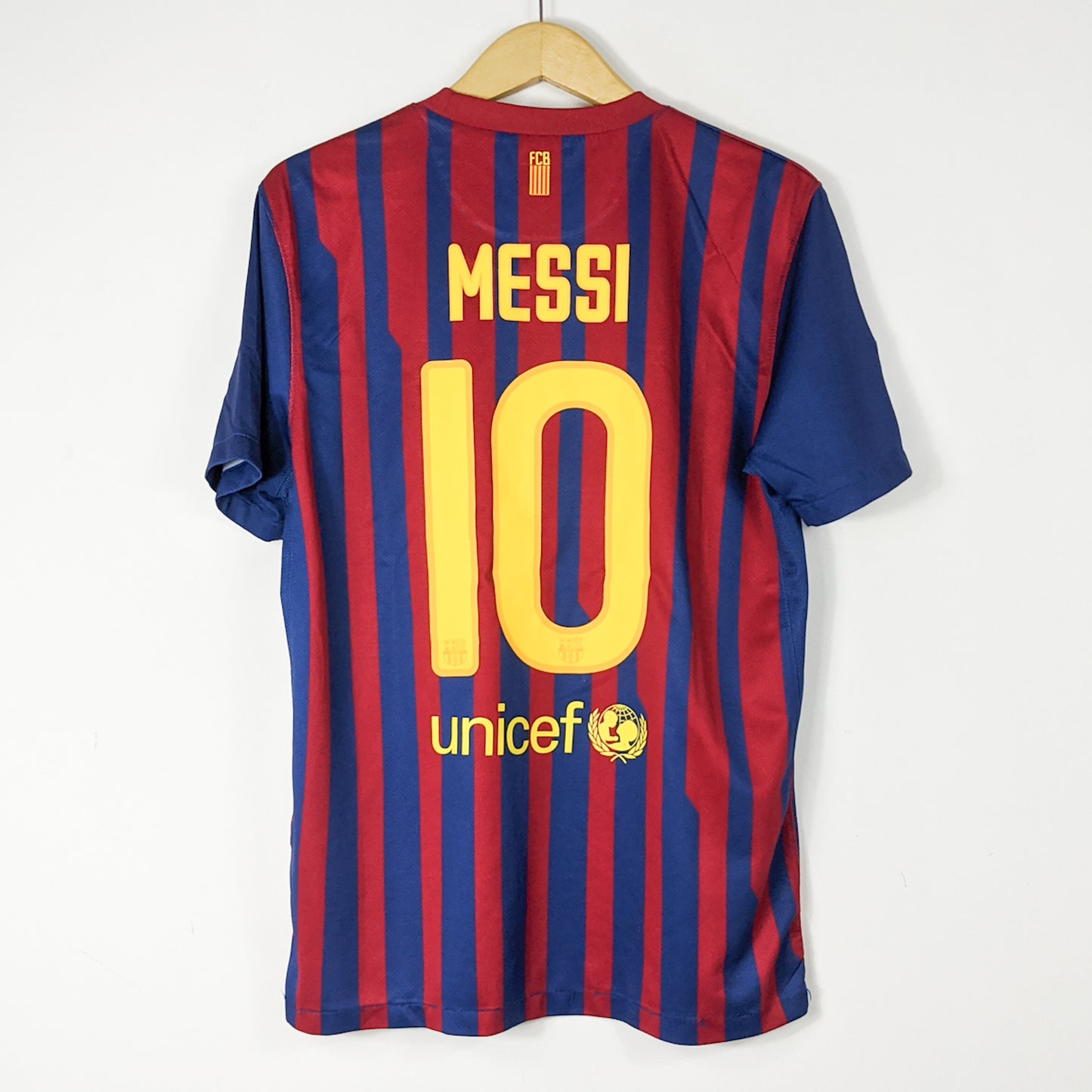 Authentic Barcelona 2011/12 Home - Messi #10 Size M