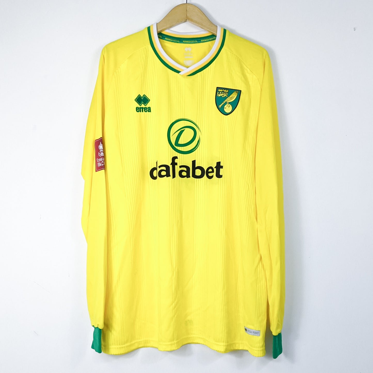 Authentic Norwich City 2015/16 Third - Cantwell #14 Size XXL (Long Sleeve)