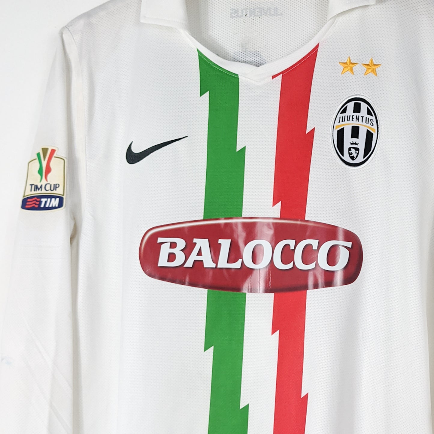 Authentic Juventus 2010/11 Away - Del Piero #10 Size L (Player Issue) (Long Sleeve) (Tim Cup)