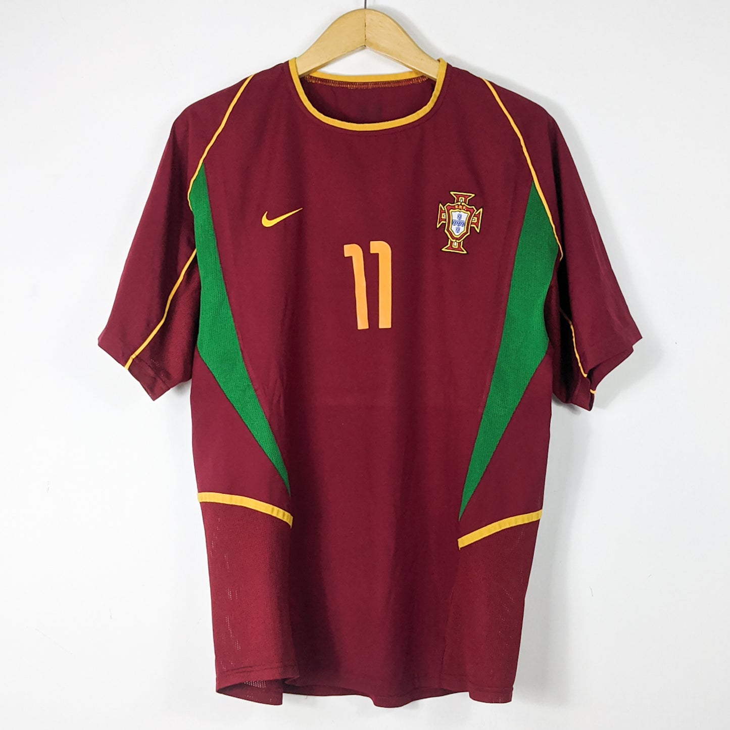 Authentic Portugal 2002/04 Home - C.Ronaldo #11 Size M