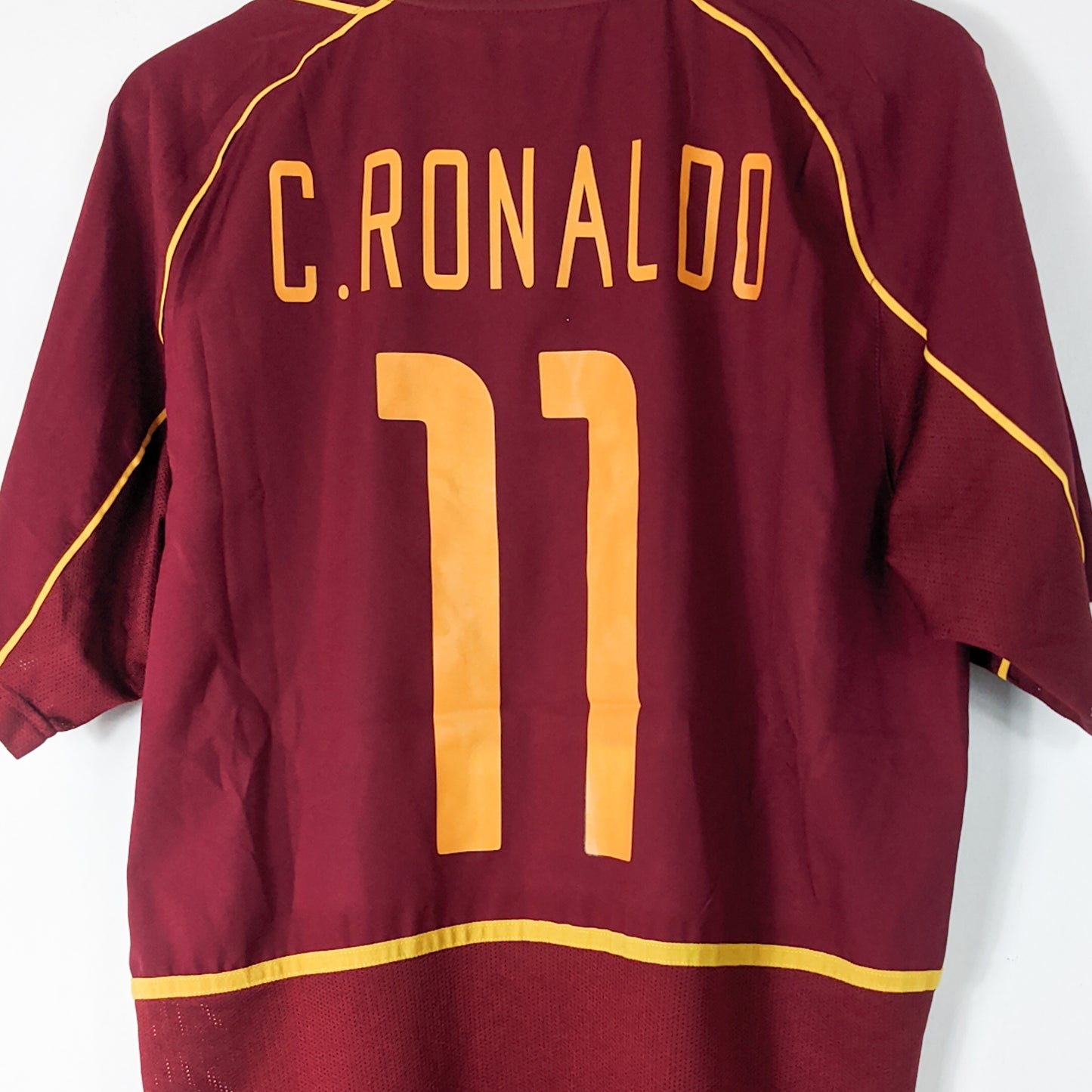 Authentic Portugal 2002/04 Home - C.Ronaldo #11 Size M