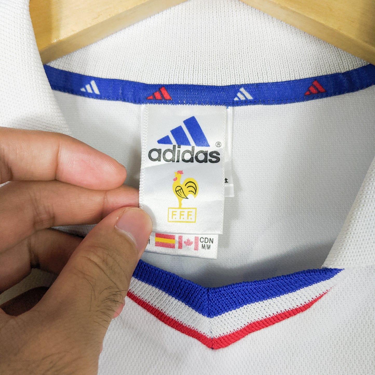 Authentic France 2000 Away - Zidane #10 Size M