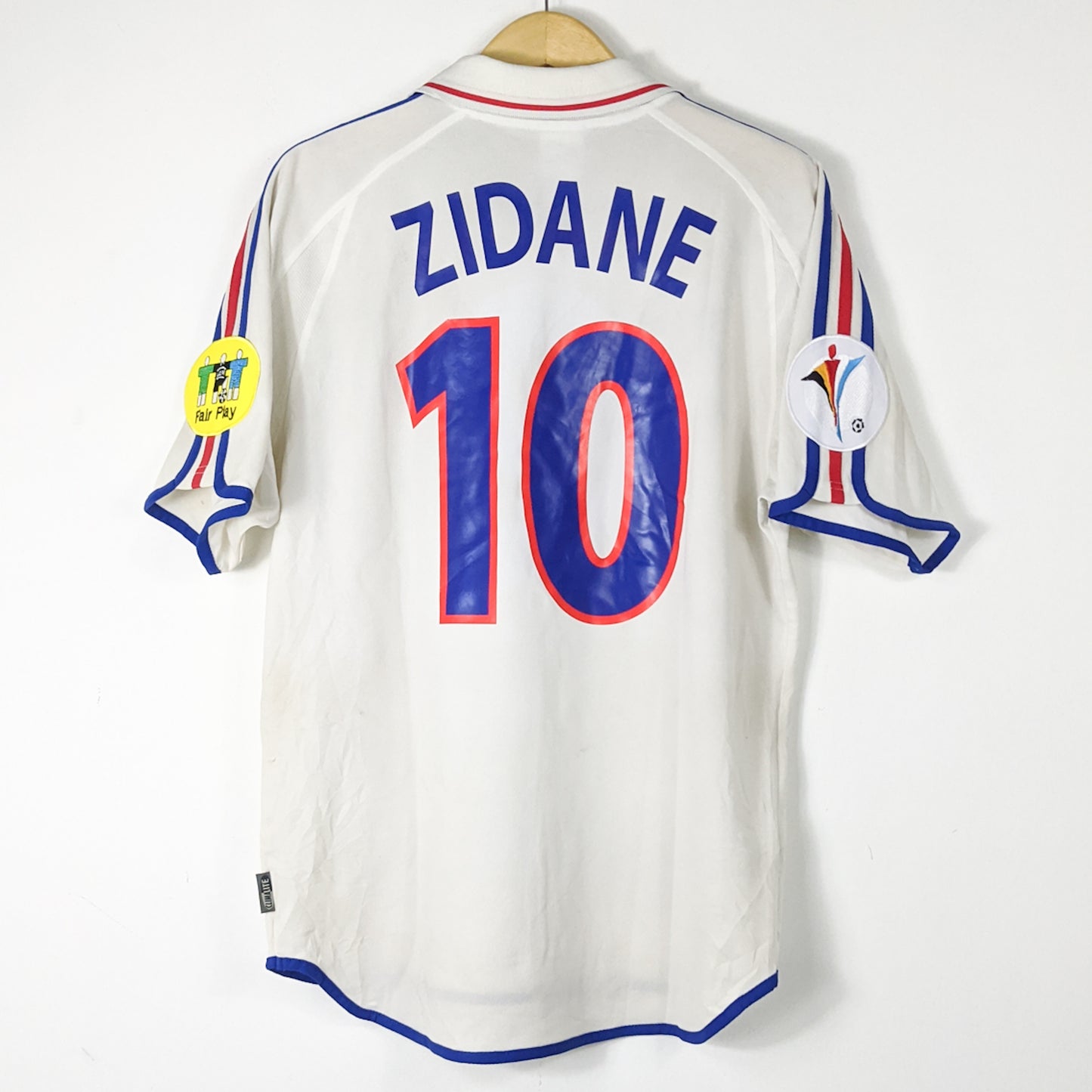 Authentic France 2000 Away - Zidane #10 Size M