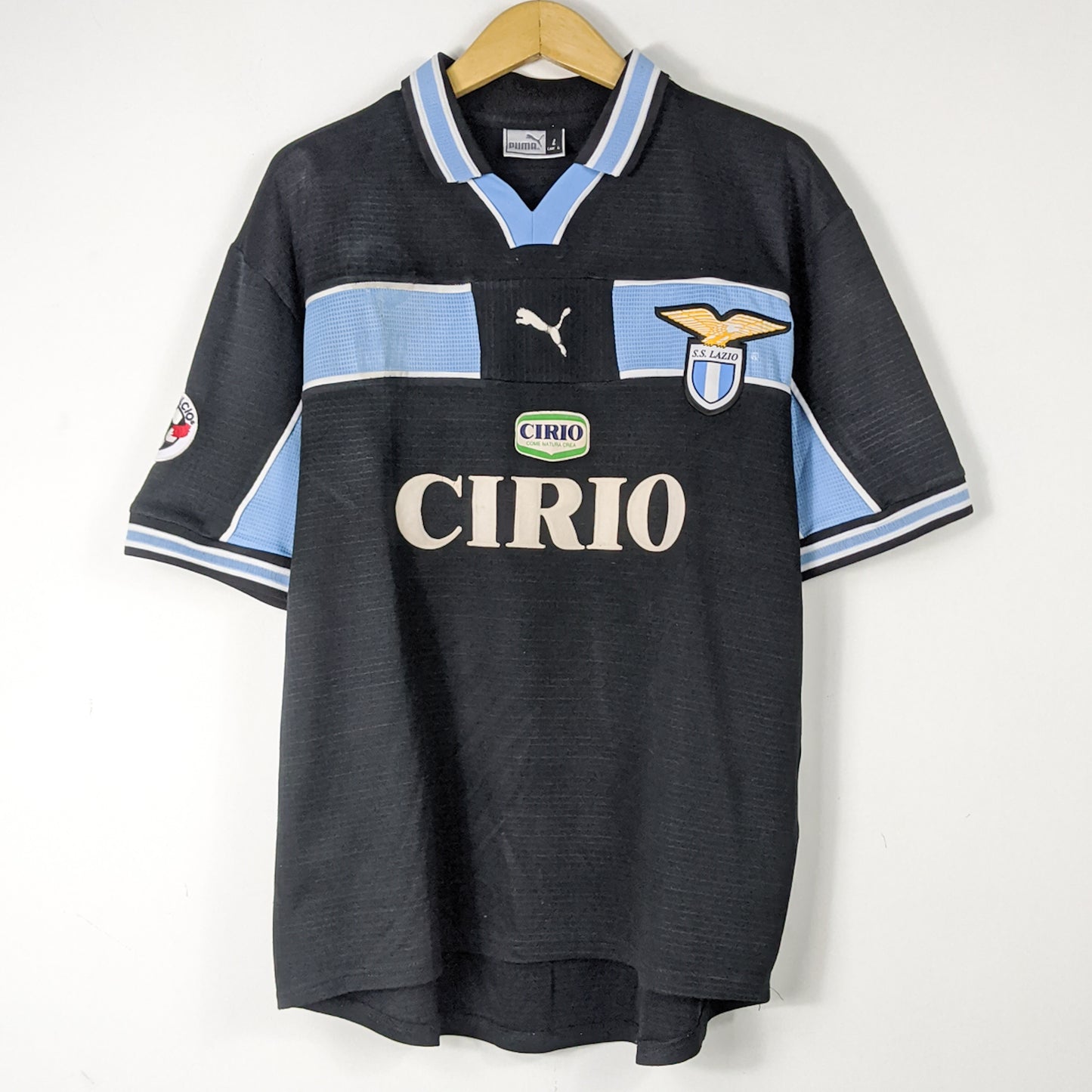 Authentic Lazio 1998/99 Away - De La Pena #21 Size L