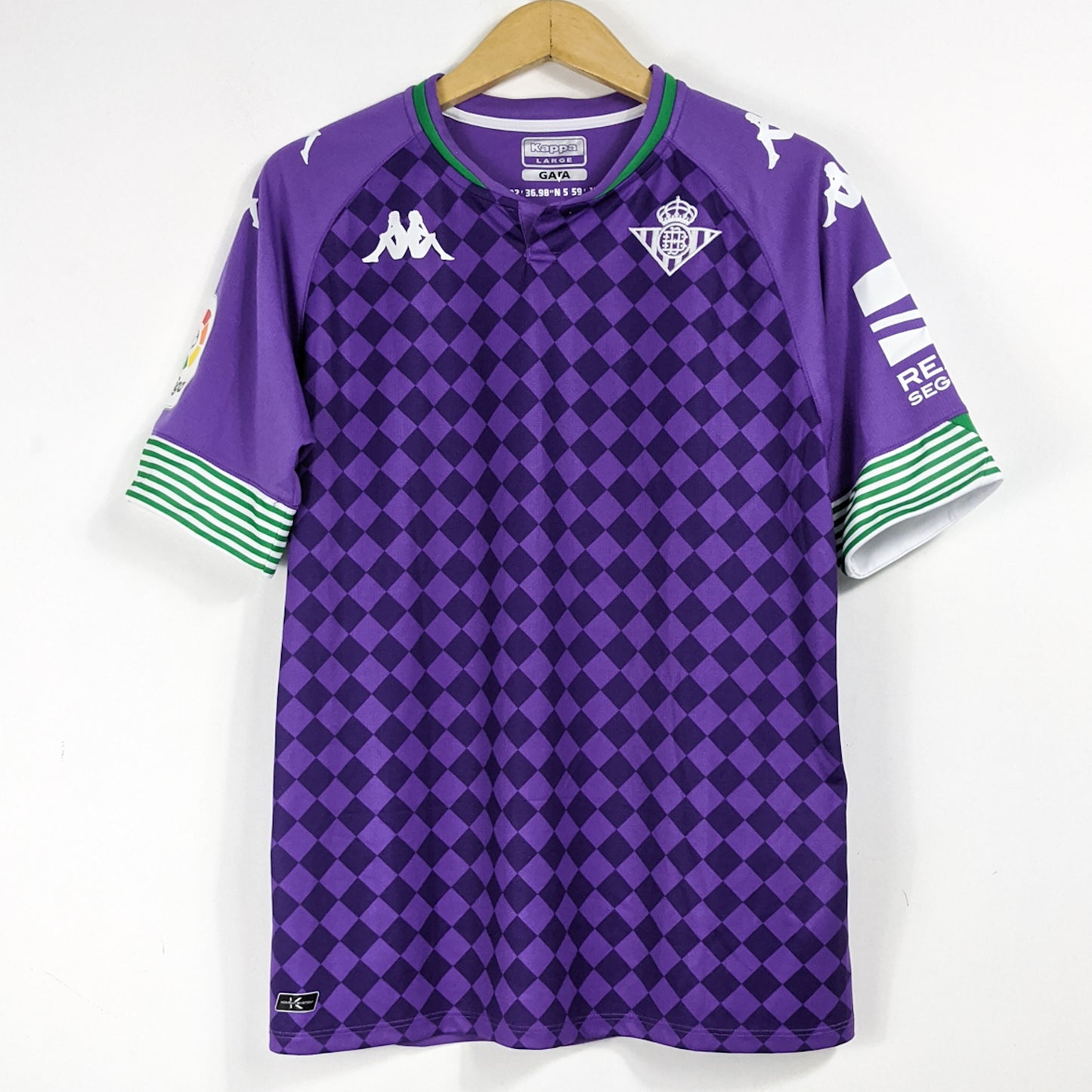 Authentic Real Betis 2020/21 Away - Joaquin #17 Size L (Player Issue)