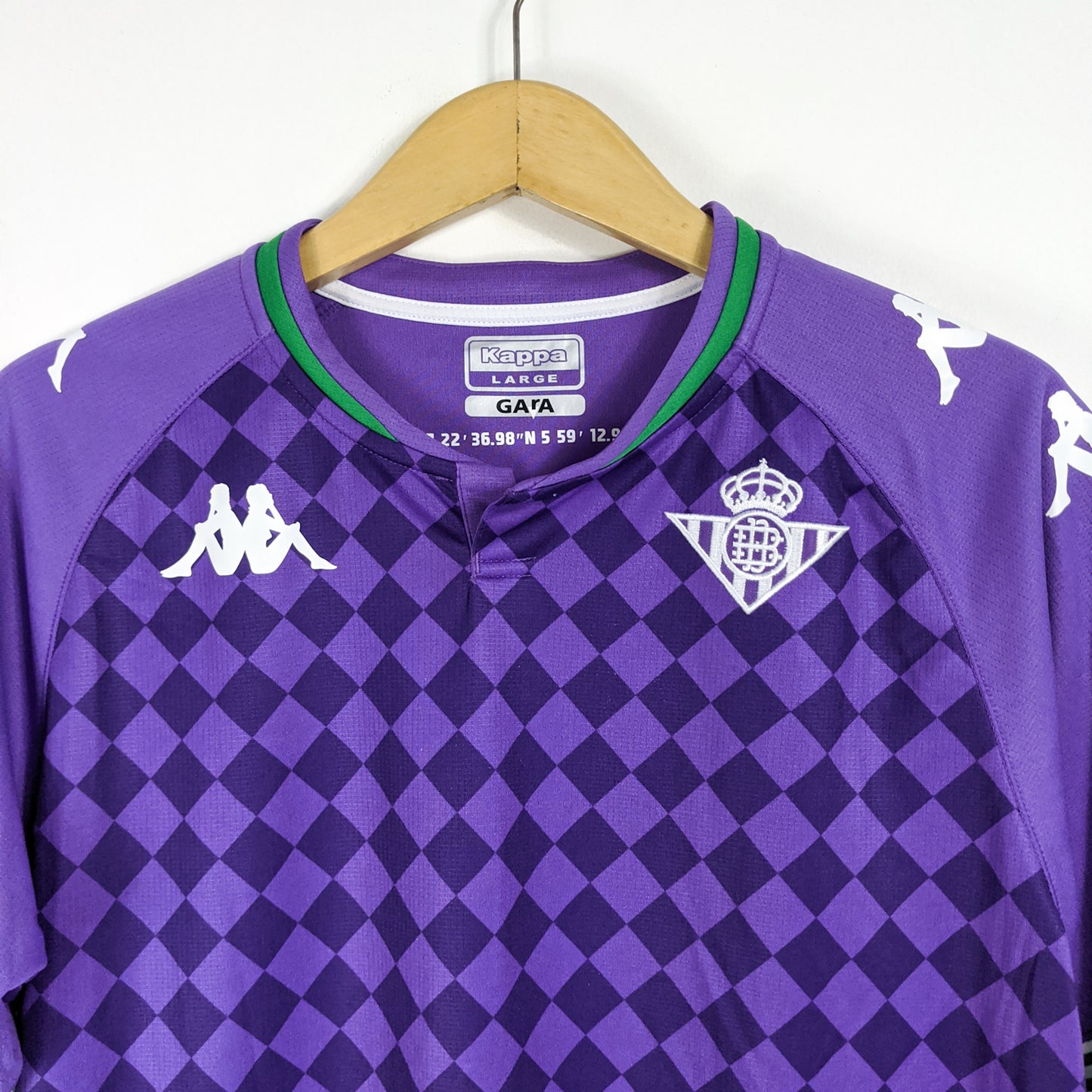 Authentic Real Betis 2020/21 Away - Joaquin #17 Size L (Player Issue)