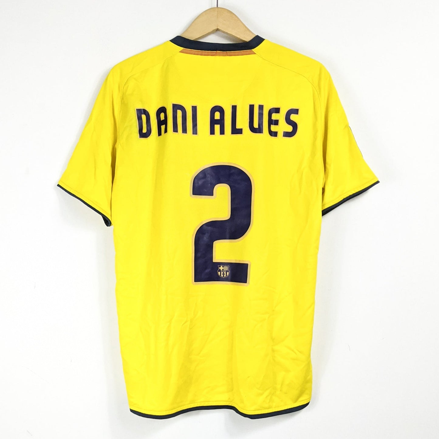 Authentic Barcelona 2008/10 Away - Dani Alves #2 Size M