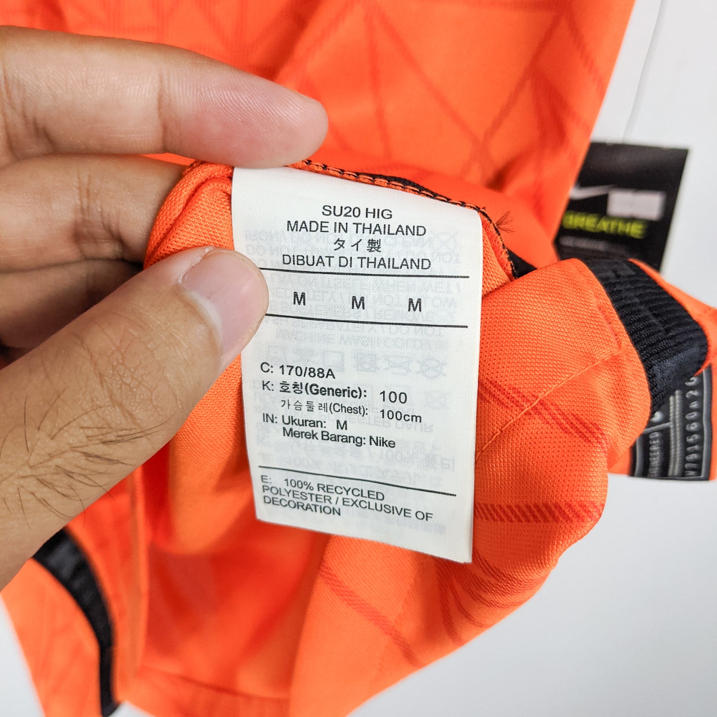 Authentic Netherland 2021 Home - Virgil #4 Size M (Bnwt) (Mdt)