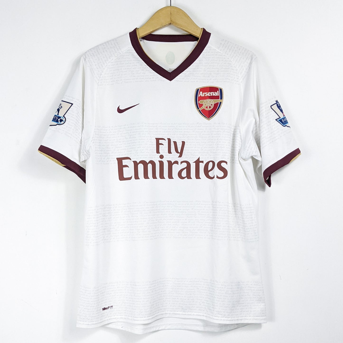 Authentic Arsenal 2007/08 Away - Fabregas #4 Size M
