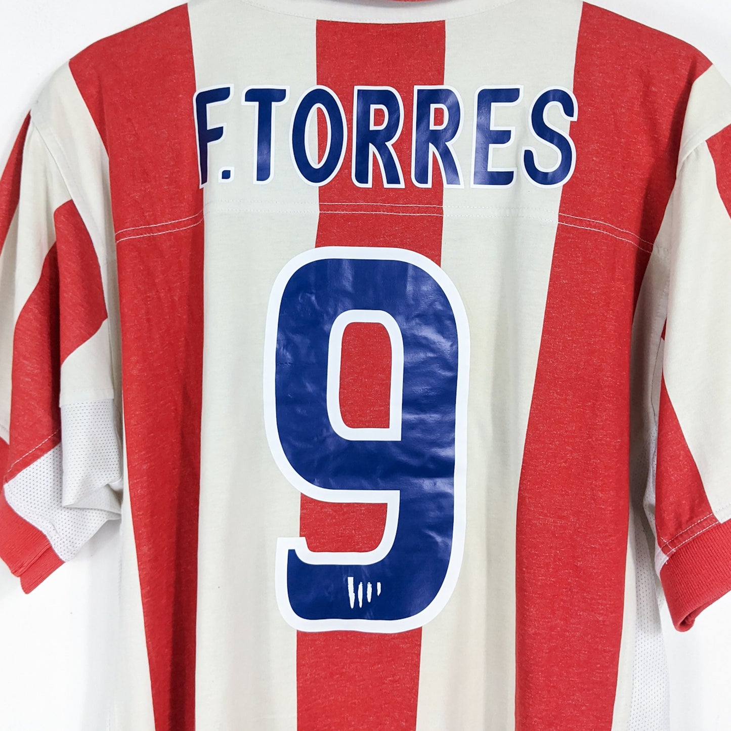 Authentic Atletico Madrid 2003/04 Home Centenary - Torres #9 Size M