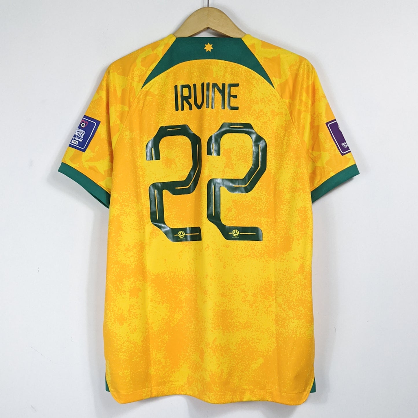 Authentic Australia 2022 Home - Irvine #22 Size L