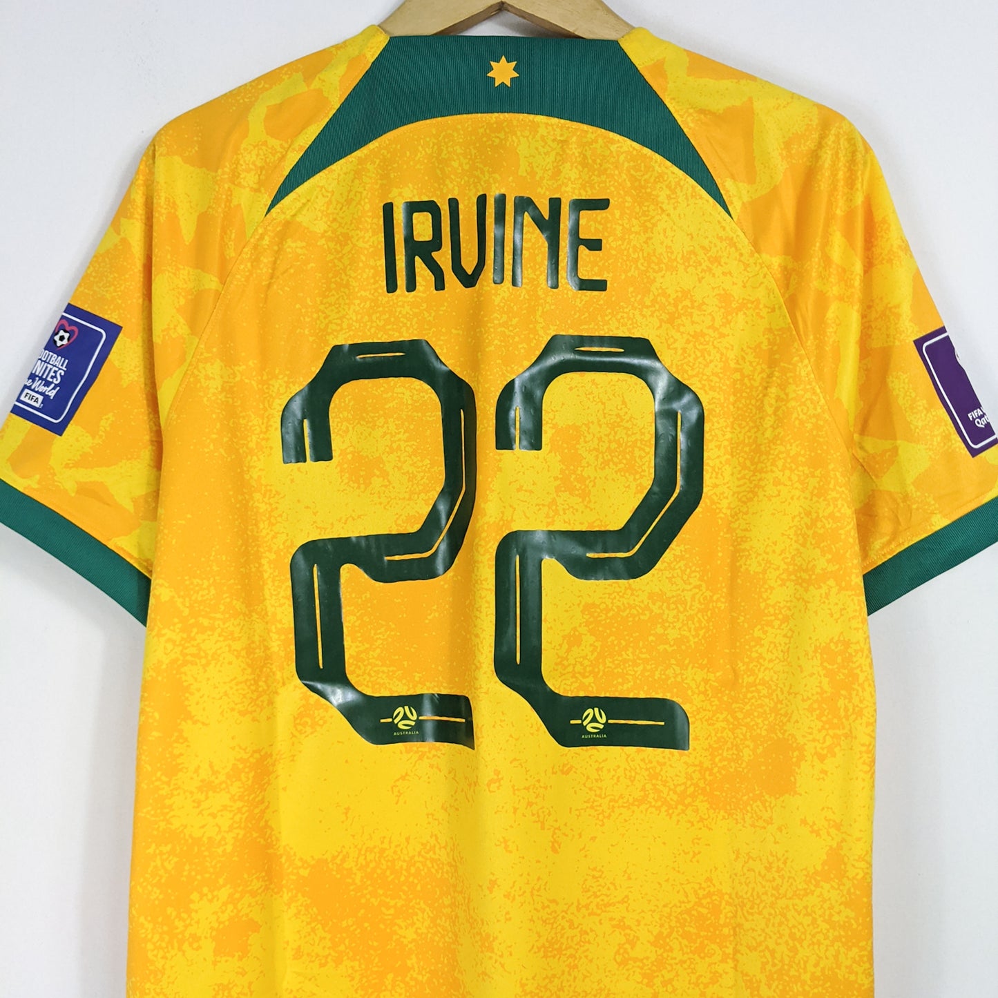 Authentic Australia 2022 Home - Irvine #22 Size L