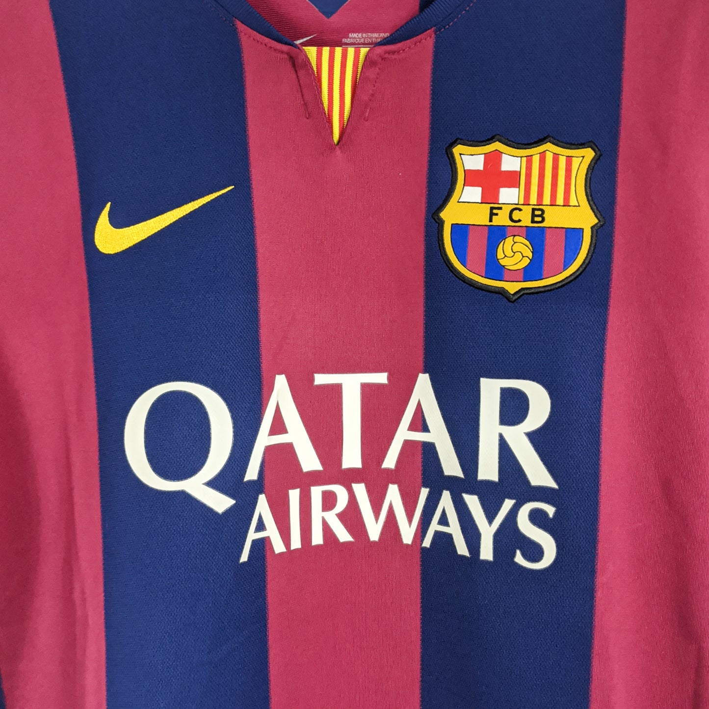 Authentic Barcelona 2014/15 Home - Messi #10 Size M