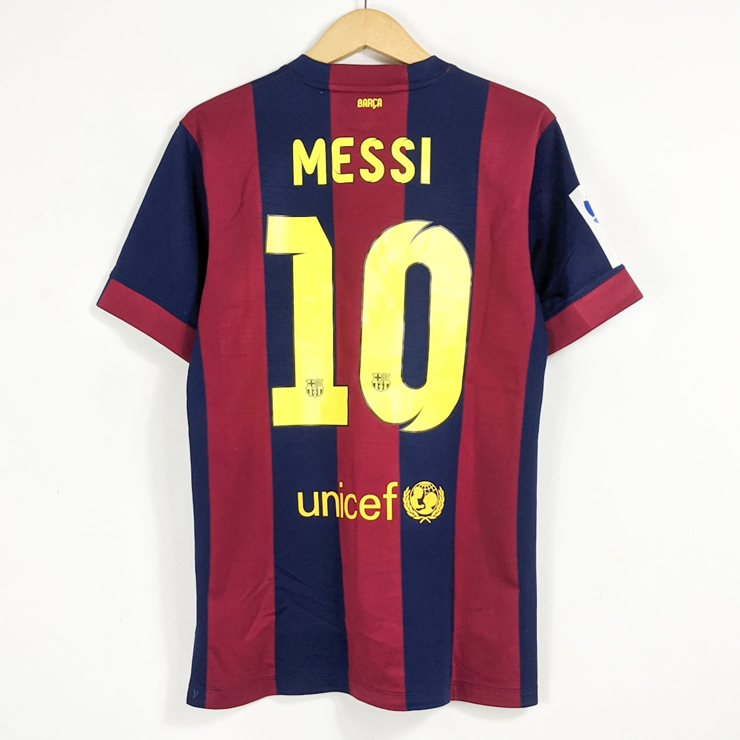 Authentic Barcelona 2014/15 Home - Messi #10 Size M